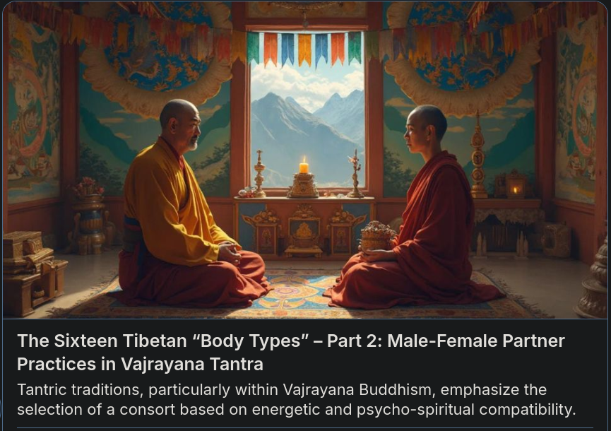 Tibetan consorts in monastery