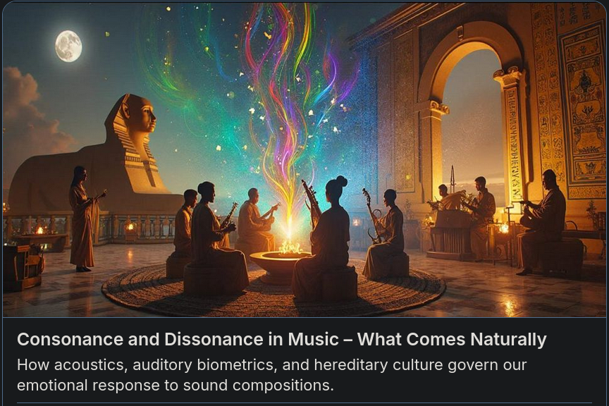 Congregated ancient musicians